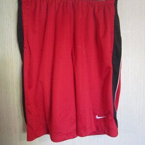 Nike Red with Black & White Stripe Men's Shorts Size L